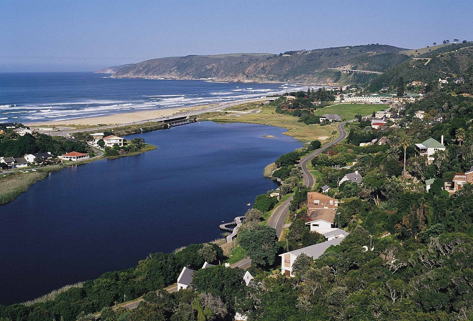 Wilderness Beach, backed by dunes and indigenous forest